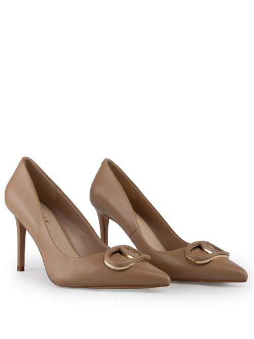 DECOLLETE' WITH OVAL-T LOGO TWIN SET | 251TCP06000044 CAMEL